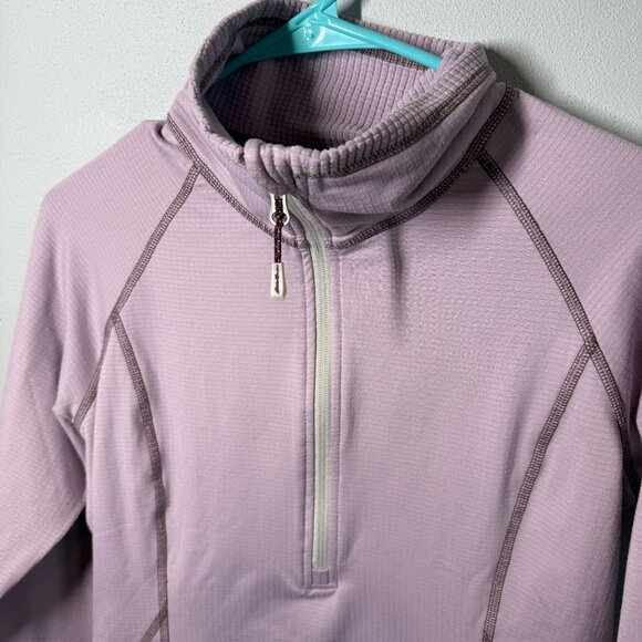 Eddie Bauer Purple 1/4 Zip Athletic Pullover Womens Medium Running Walking Gym - Picture 3 of 11